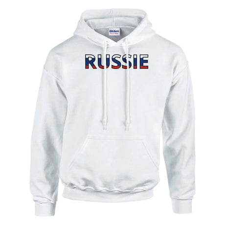 Sweat drapeau russie en écriture - pixelforma