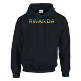 Sweat drapeau rwanda en écriture - pixelforma