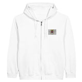 Sweat à capuche drapeau saint-barthélemy broderie coton