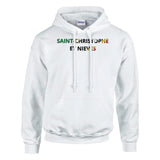 Sweat drapeau saint-christophe-et-niévès en écriture - pixelforma