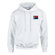 Sweat à capuche drapeau saint-martin broderie couleur coton