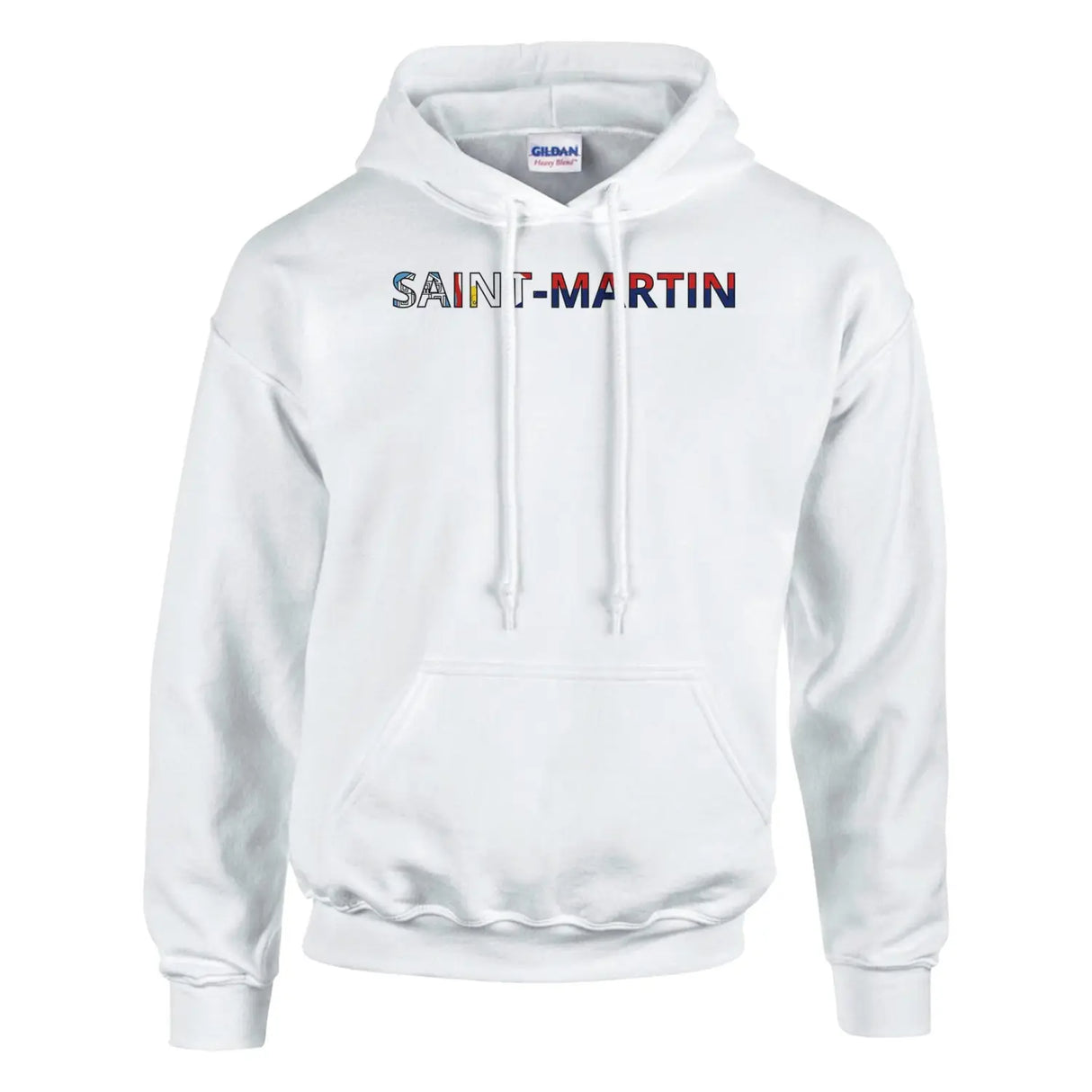 Sweat drapeau saint-martin en écriture - pixelforma