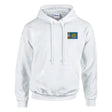 Sweat à capuche drapeau saint-pierre-et-miquelon brodé coton