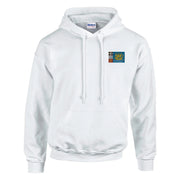 Sweat à capuche drapeau saint-pierre-et-miquelon brodé coton