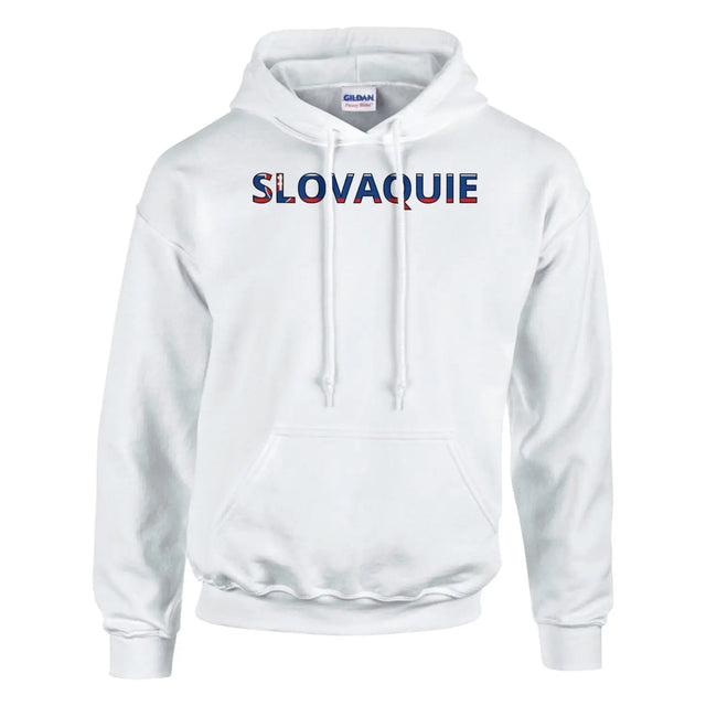 Sweat drapeau slovaquie en écriture - pixelforma