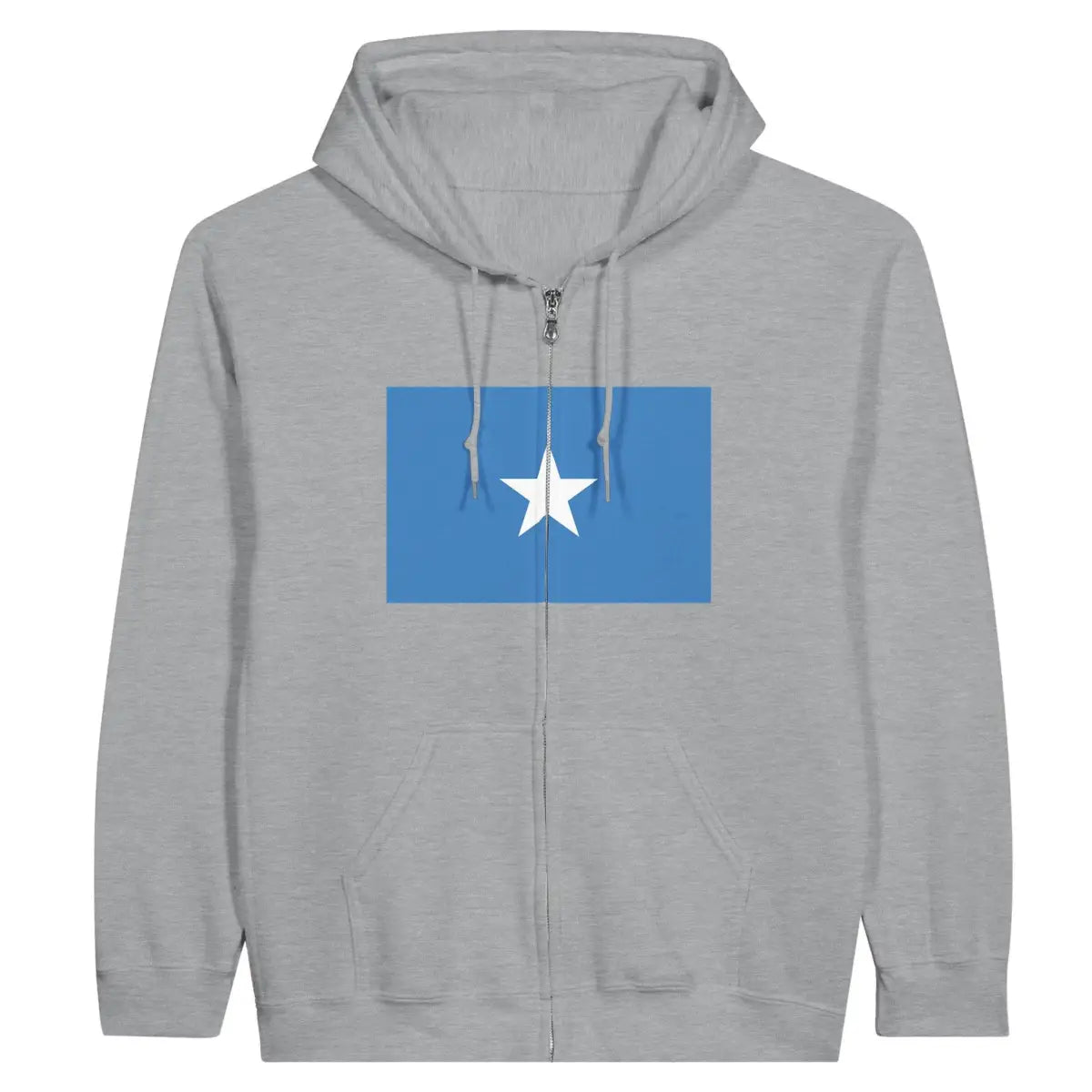 Sweat à capuche drapeau somalie à fermeture éclair - pixelformaflag