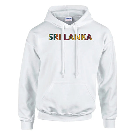 Sweat drapeau sri lanka en écriture - pixelforma