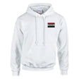 Sweat à capuche drapeau syrie brodé coton mélangé