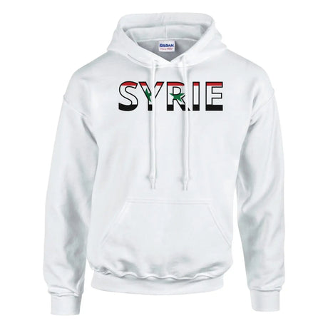 Sweat drapeau syrie en écriture - pixelforma