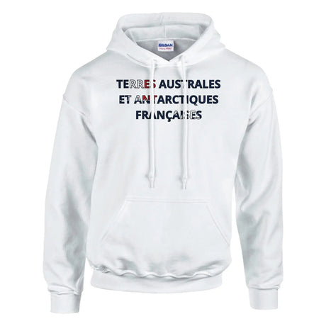 Sweat drapeau terres australes et antarctiques françaises en écriture - pixelforma