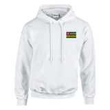 Sweat à capuche drapeau togo coton mélangé brodé