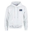 Sweat à capuche drapeau uruguay brodé coton mélangé