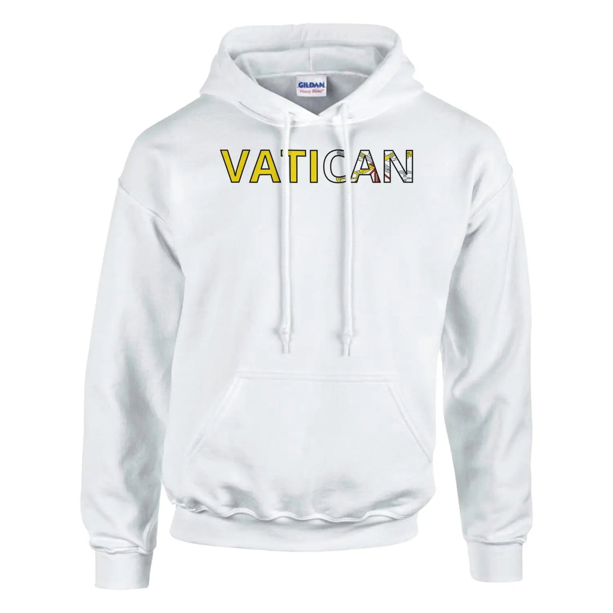 Sweat drapeau vatican en écriture - pixelforma