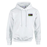 Sweat à capuche drapeaux de la nouvelle-calédonie en broderie - pixelformaflag