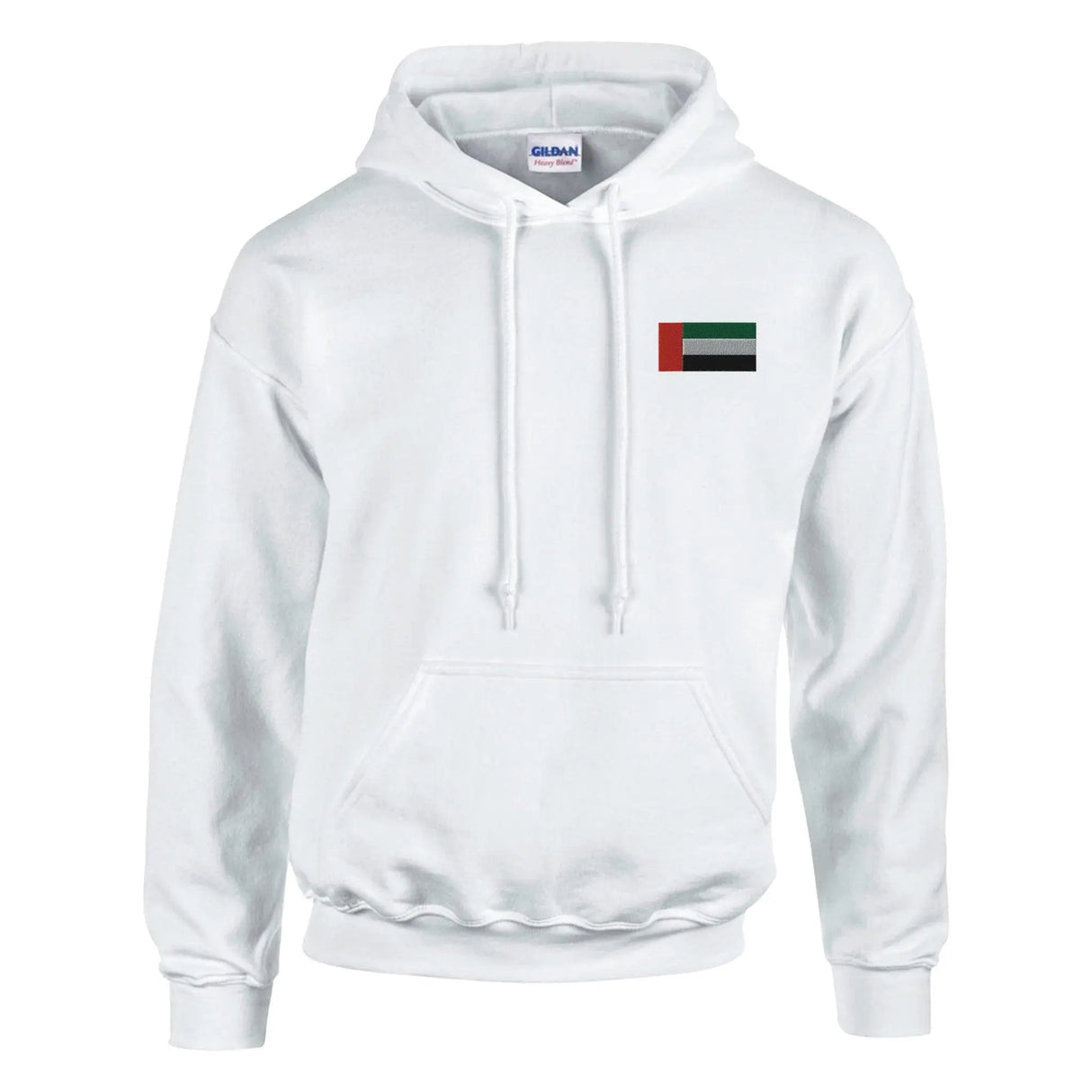 Sweat à capuche émirats arabes unis broderie coton mélangé