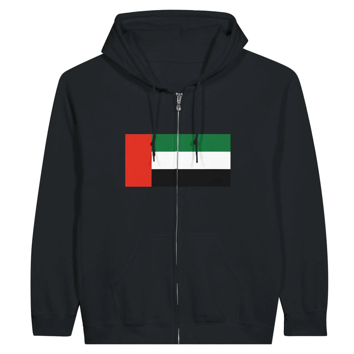 Sweat à capuche émirats arabes unis coton broderie zip