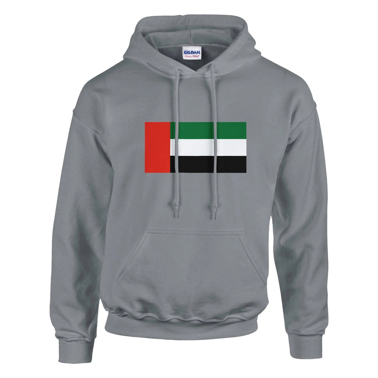 Sweat à capuche émirats arabes unis coton mélangé imprimé