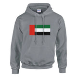 Sweat à capuche émirats arabes unis coton mélangé imprimé