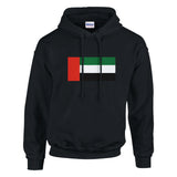 Sweat à capuche émirats arabes unis coton mélangé imprimé