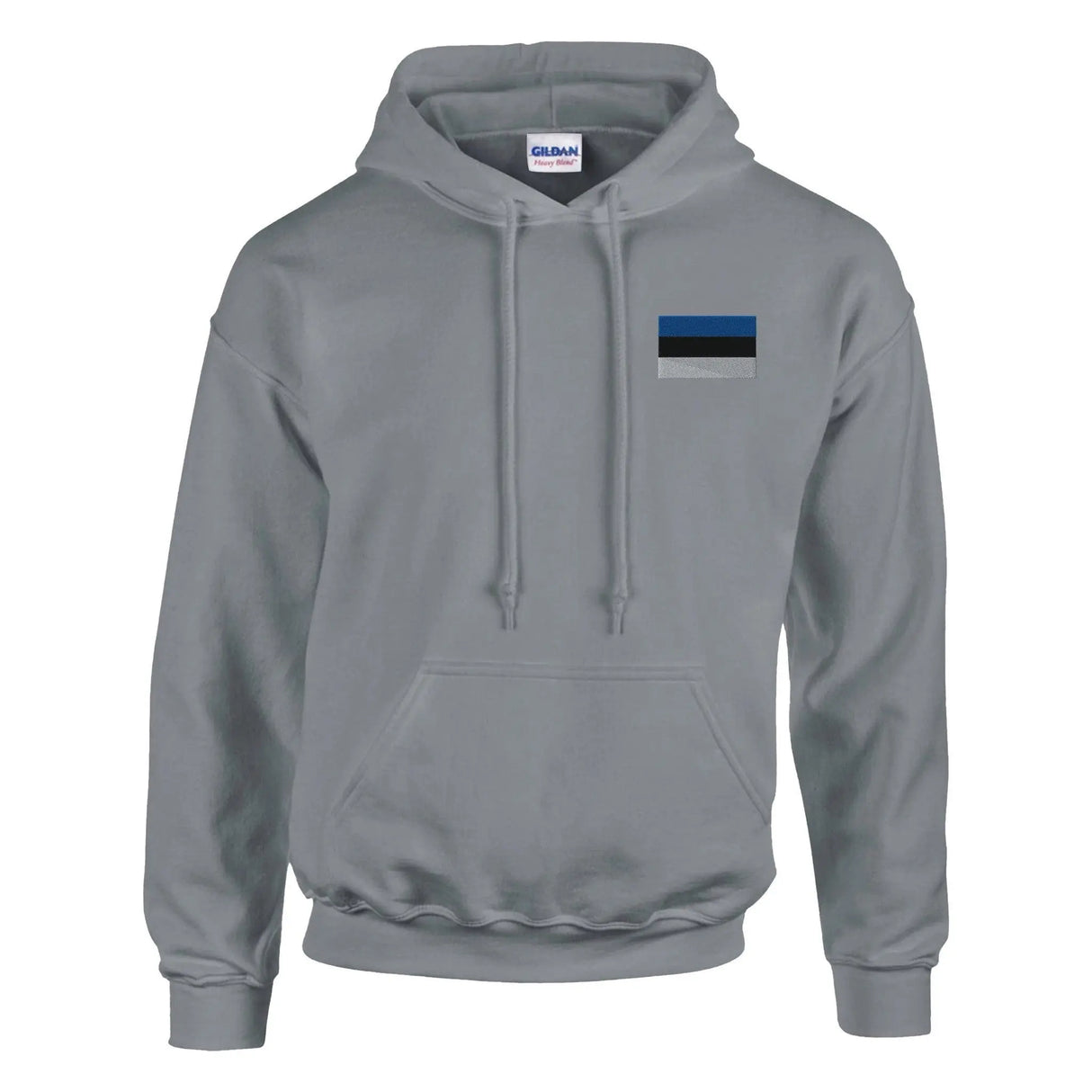 Sweat à capuche estonie brodé coton mélangé confortable