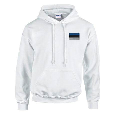 Sweat à capuche estonie brodé coton mélangé confortable