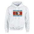 Sweat à capuche eswatini coton mélangé broderie couleur