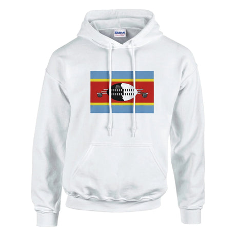 Sweat à capuche eswatini coton mélangé broderie couleur