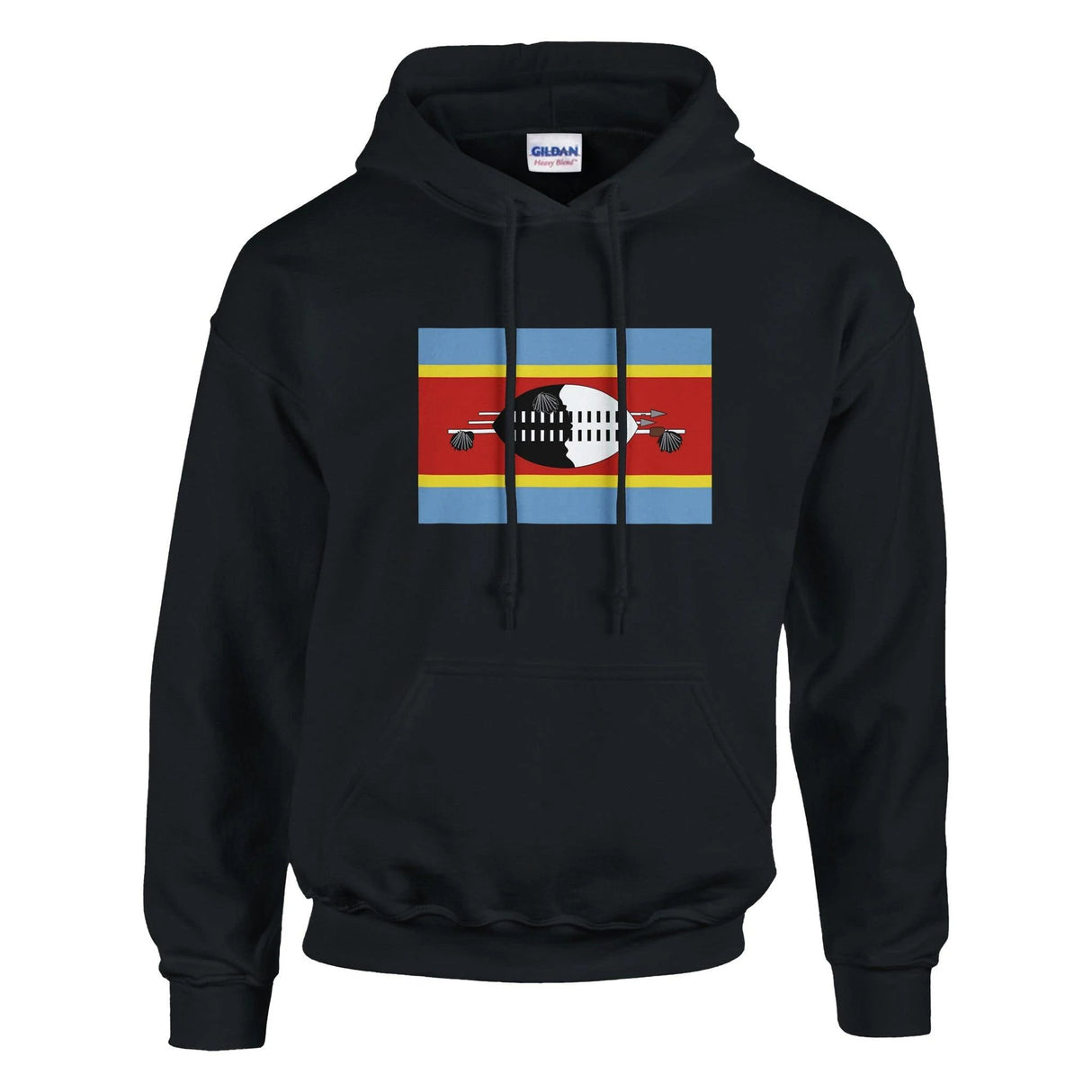 Sweat à capuche eswatini coton mélangé broderie couleur