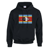 Sweat à capuche eswatini coton mélangé broderie couleur
