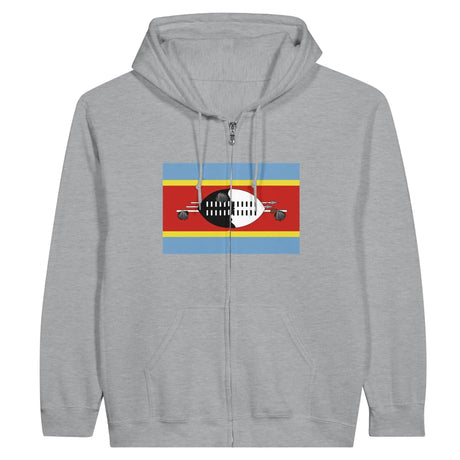 Sweat à capuche eswatini coton mélangé fermeture éclair