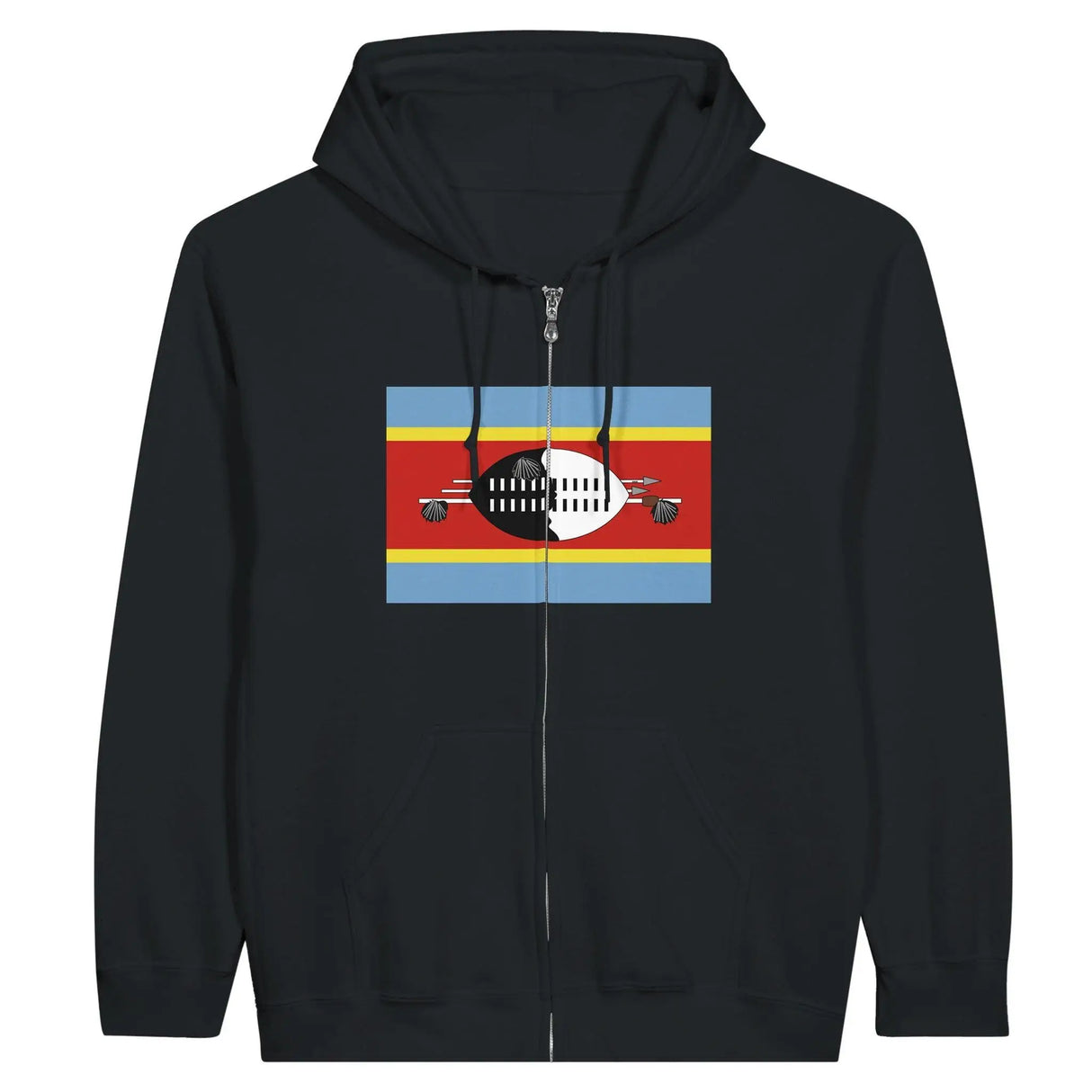 Sweat à capuche eswatini coton mélangé fermeture éclair