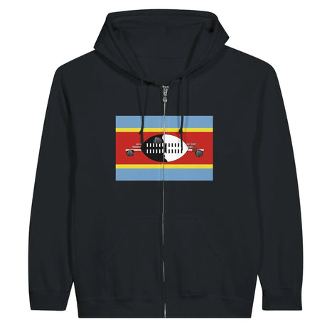 Sweat à capuche eswatini coton mélangé fermeture éclair