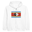 Sweat à capuche eswatini coton mélangé fermeture éclair