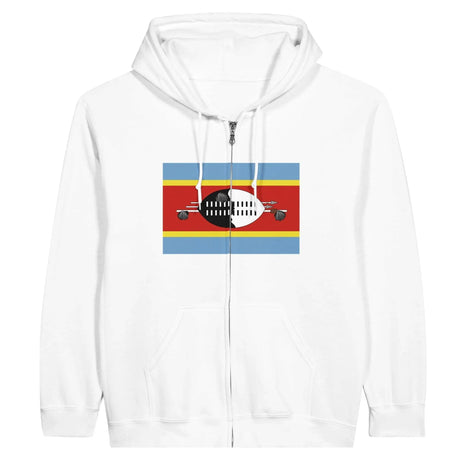Sweat à capuche eswatini coton mélangé fermeture éclair