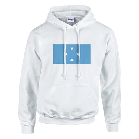 Sweat à capuche états fédérés broderie coton mélangé
