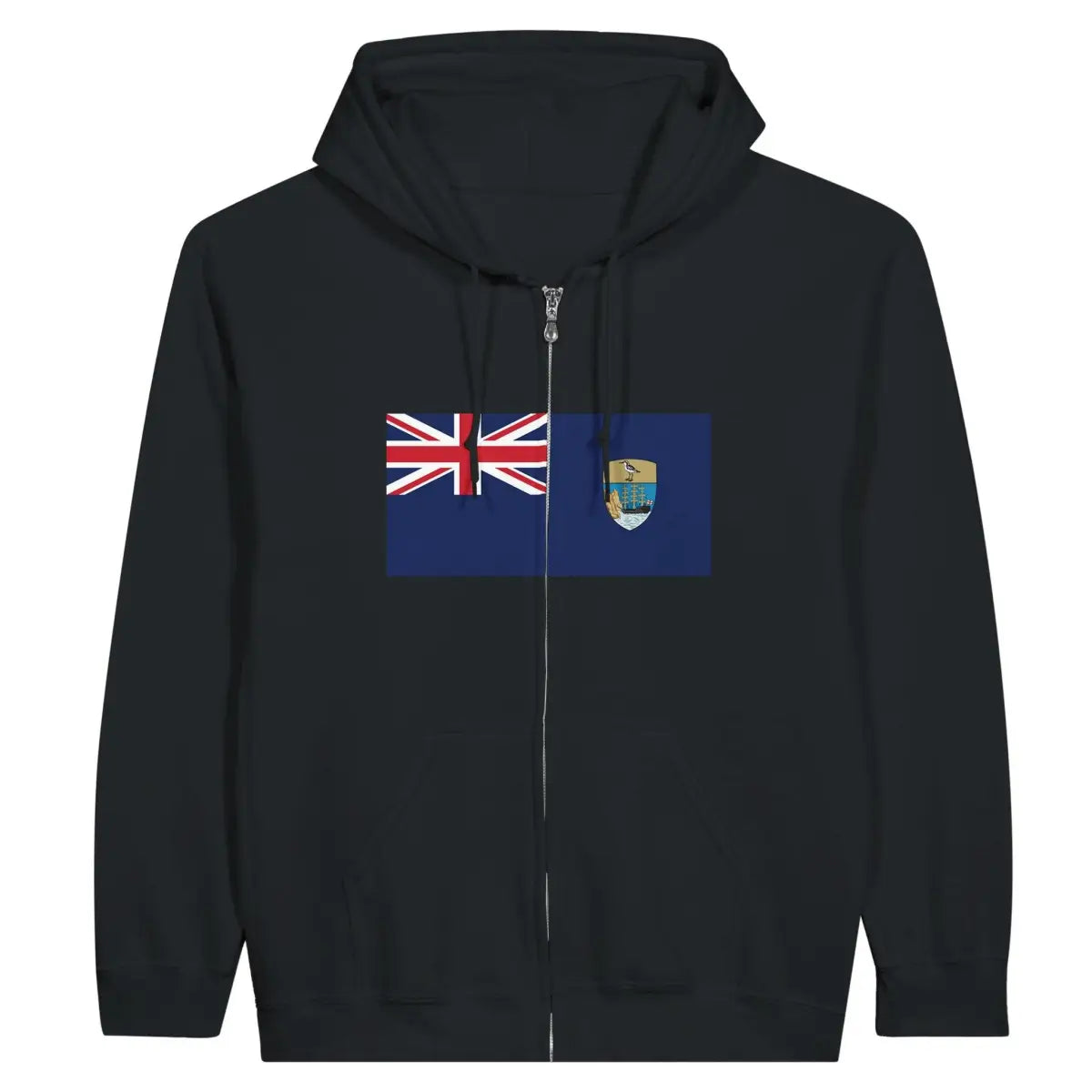 Sweat à capuche à fermeture éclair Drapeau de Saint-Vincent-et-les-Grenadines - Pixelforma 