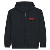 Sweat à capuche à fermeture éclair drapeau angola en broderie - pixelformaflag