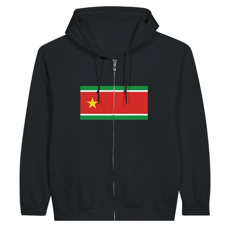 Sweat à capuche à fermeture éclair Drapeau de la Guadeloupe - Pixelforma 