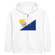 Sweat à capuche à fermeture éclair drapeau pays-bas caraibéen