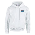 Sweat à capuche fidji coton mélangé broderie couleur