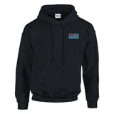 Sweat à capuche fidji coton mélangé broderie couleur