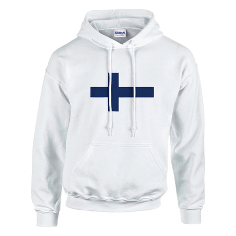 Sweat à capuche finlande coton mélangé broderie durable