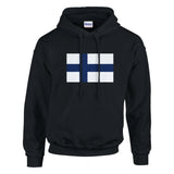 Sweat à capuche finlande coton mélangé broderie durable