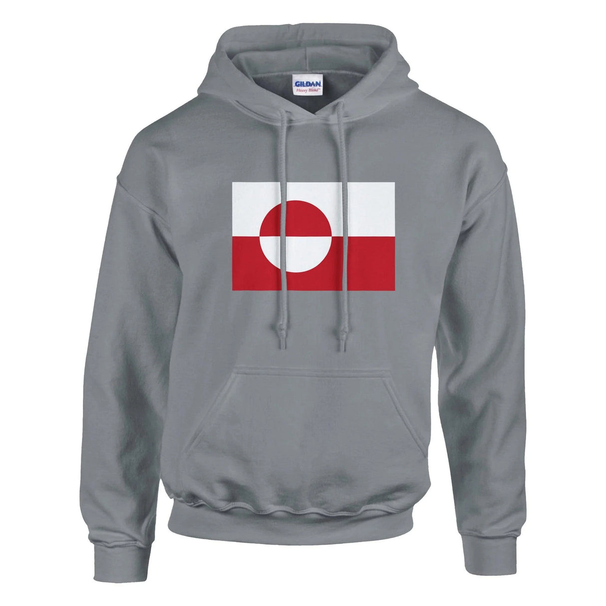Sweat à capuche groenland coton mélangé broderie