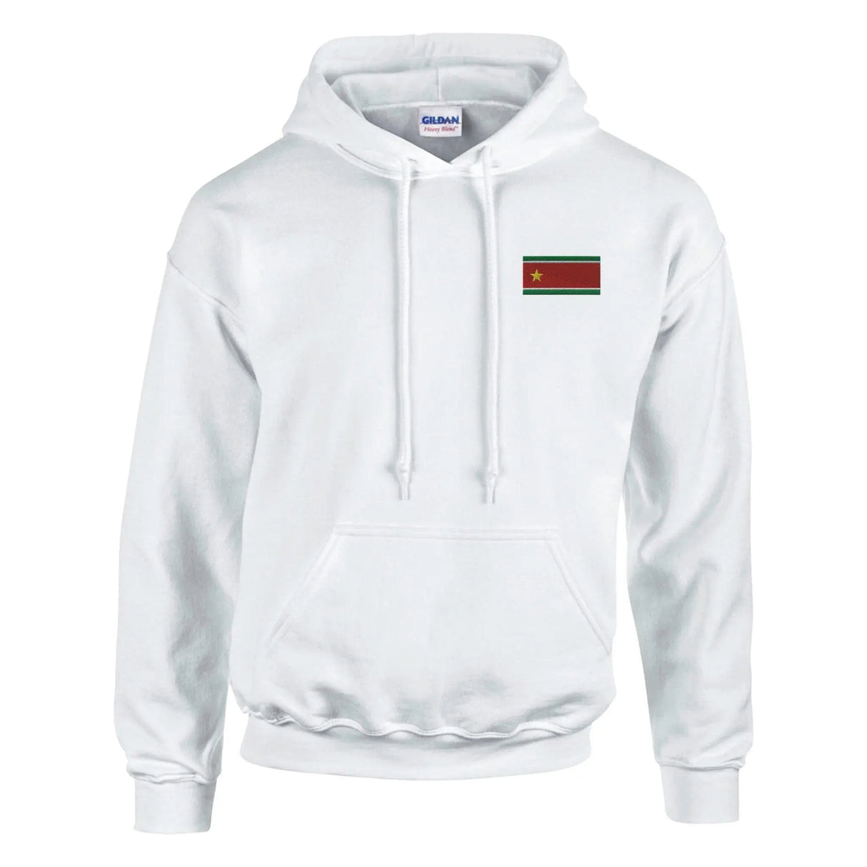 Sweat à capuche guadeloupe brodé coton mélangé