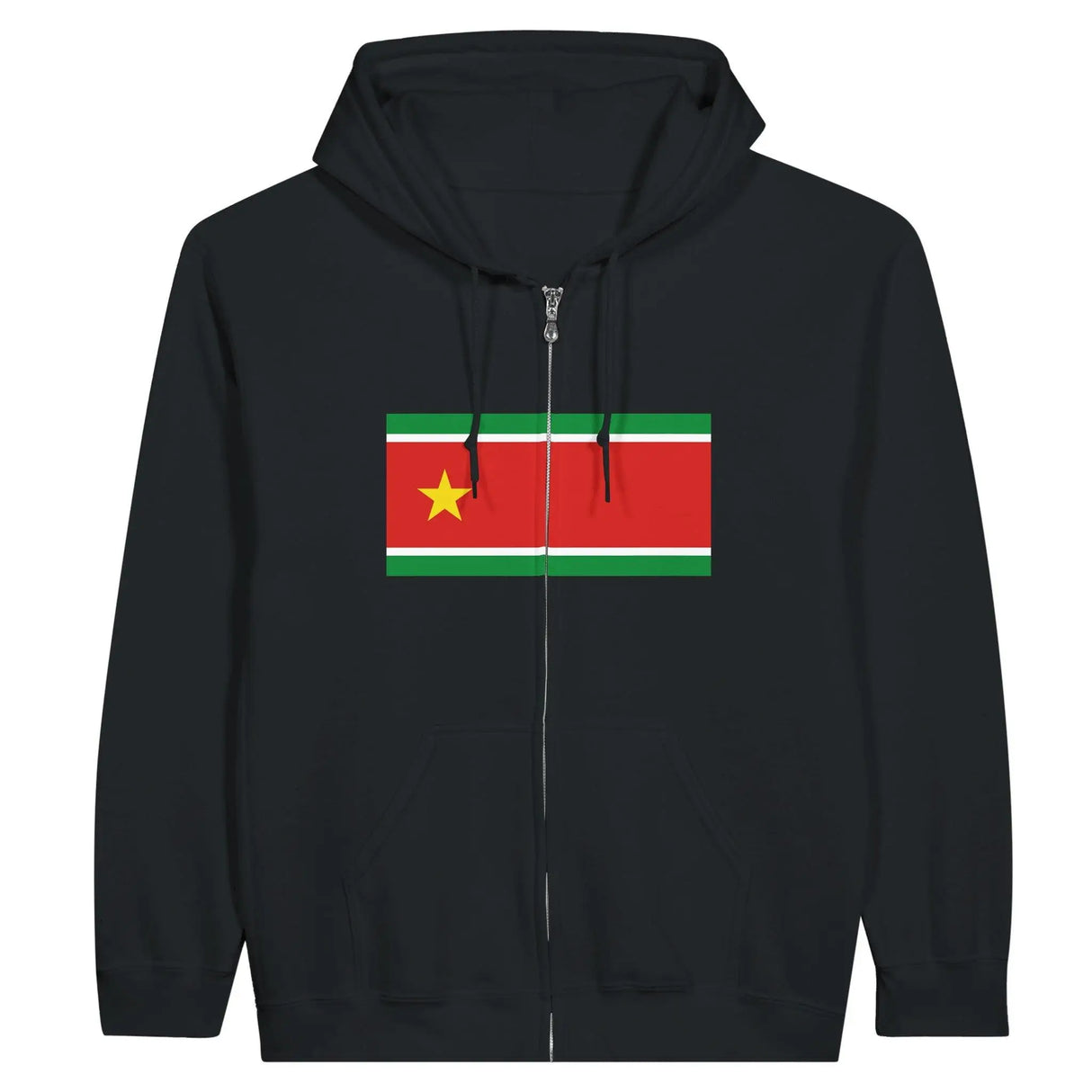 Sweat à capuche guadeloupe coton mélangé broderie soignée