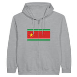 Sweat à capuche guadeloupe coton mélangé broderie soignée
