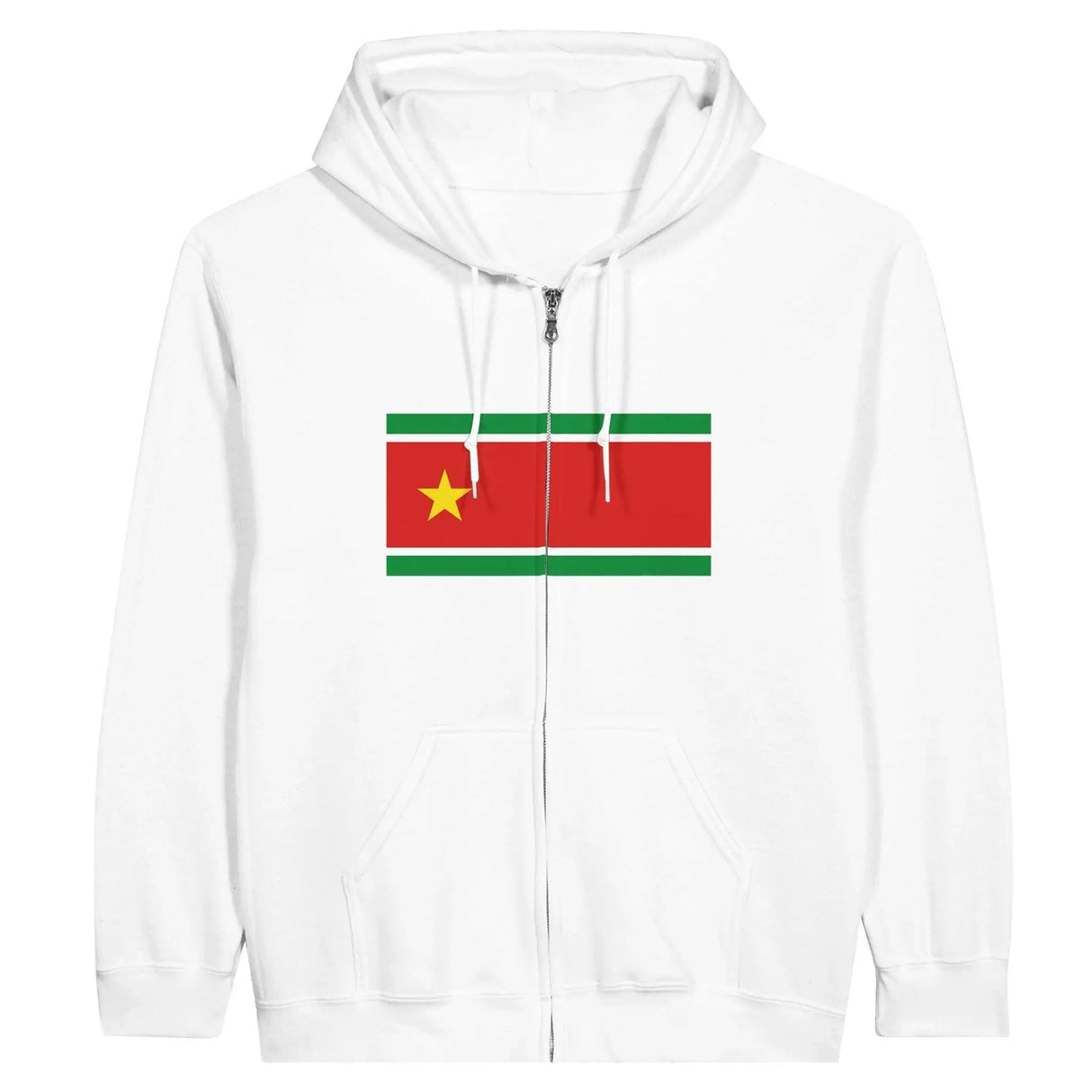 Sweat à capuche guadeloupe coton mélangé broderie soignée
