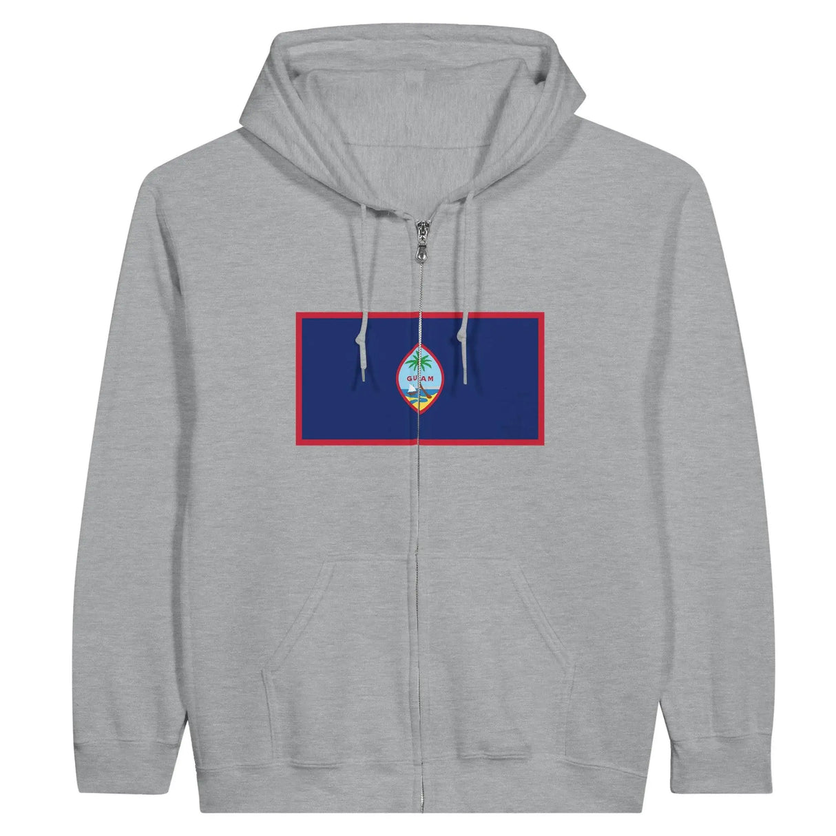 Sweat à capuche guam coton mélangé broderie confort optimal
