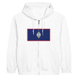 Sweat à capuche guam coton mélangé broderie confort optimal